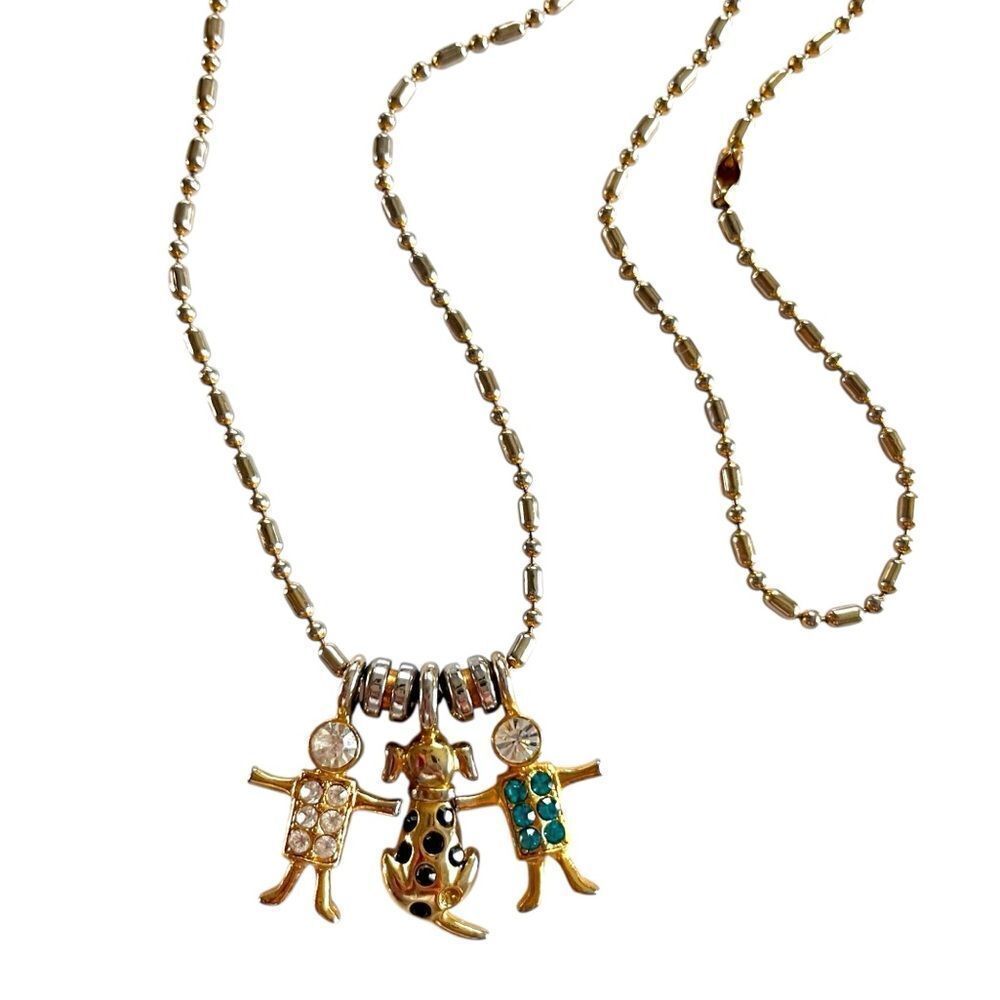 KIS Vintage Birthstone Brats Charm Necklace